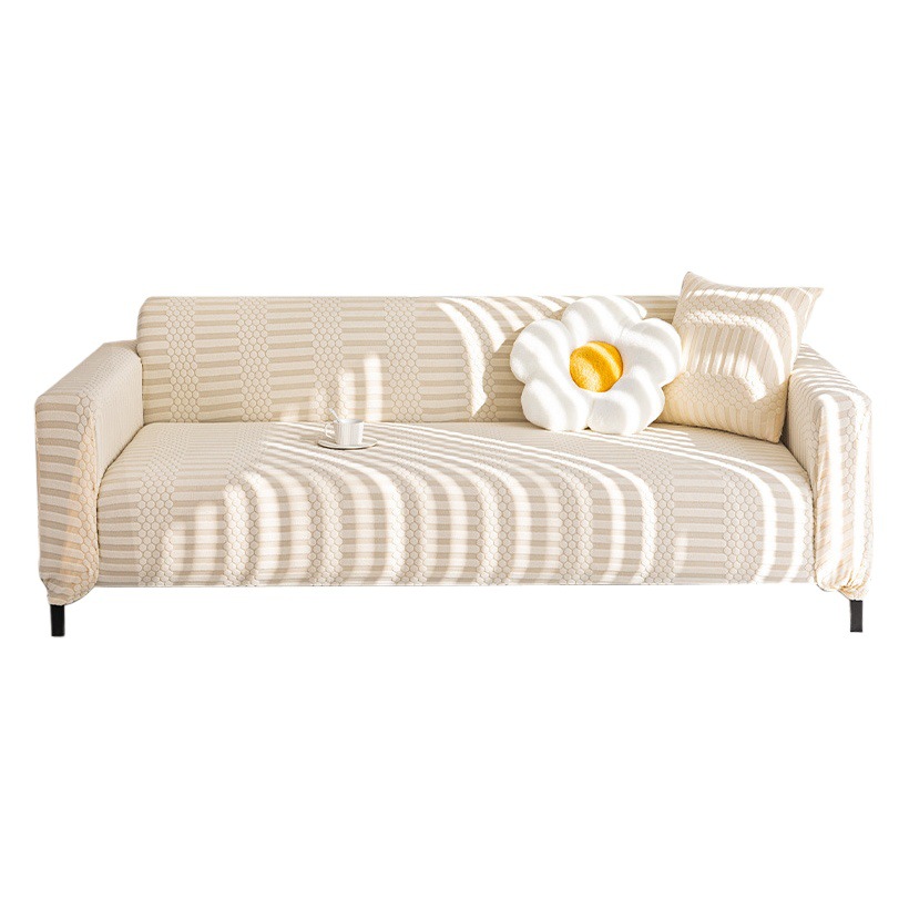 Funda de sofá de estilo crema de alta calidad Funda universal con todo incluido Funda de sofá perezoso universal de cuatro estaciones Cubierta de tela anti-rasguño