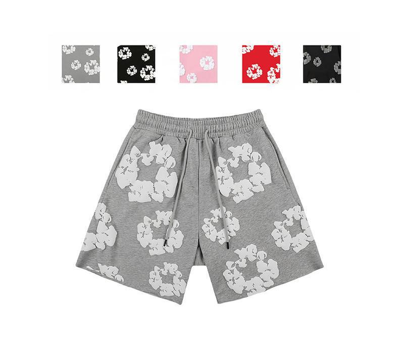 Y3925 Dropshipping Aliexpress Amazon Cross-Border New Men's Casual Sports Suit Flower Fluffy Print