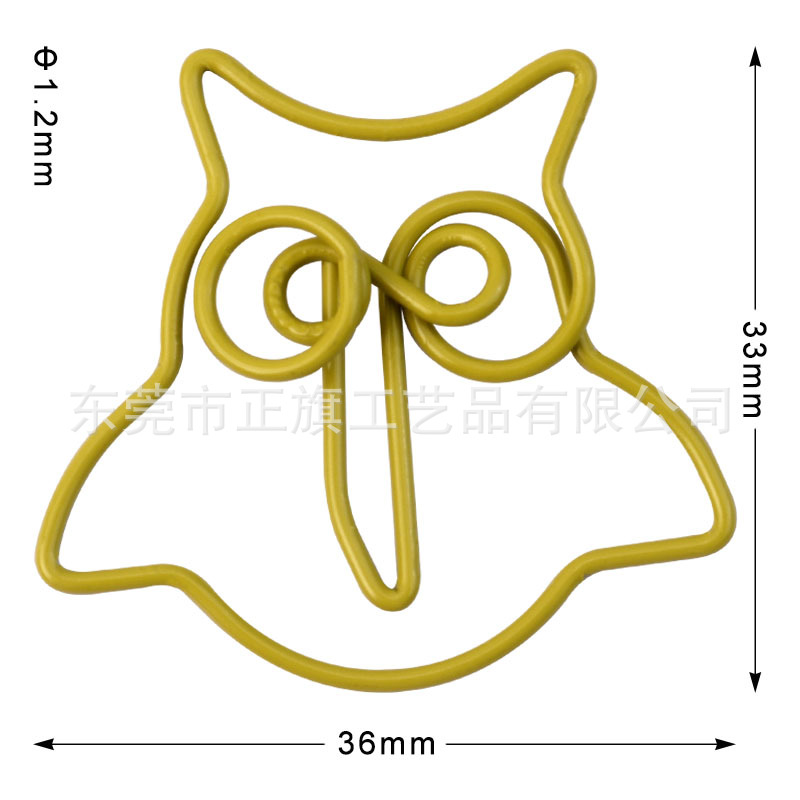 Transfronterizo caliente 6-color alta nota clip de papel color conejo animal en forma de clip de papel pin clip de papel de metal