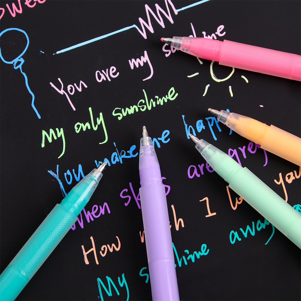Nuevo tipo de tinta de agua de gran capacidad para estudiantes de graffiti especial color trazado puntero flash puntero destacado papelería al por mayor