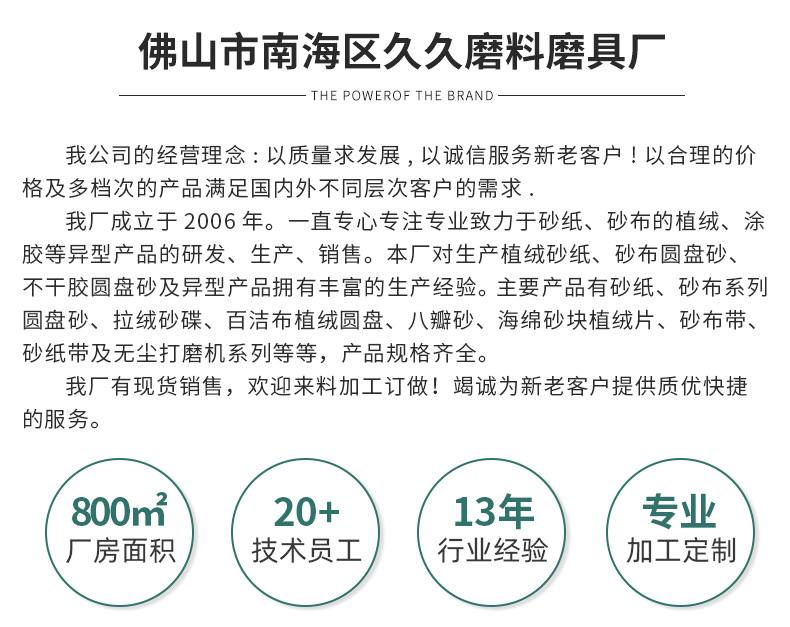 双面海绵砂打磨