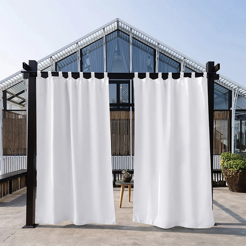 Cortinas terminadas para dropshipping transfronterizo, cortinas impermeables y resistentes a la lluvia de alta precisión, cortinas para exteriores, balcones, cenadores, parasoles y cortinas opacas. image 9
