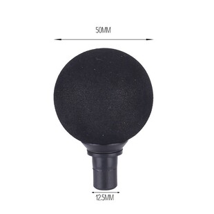 12.5-13mm fascia gun head accessories conversion head modification head massager ABS silicone massage head wholesale