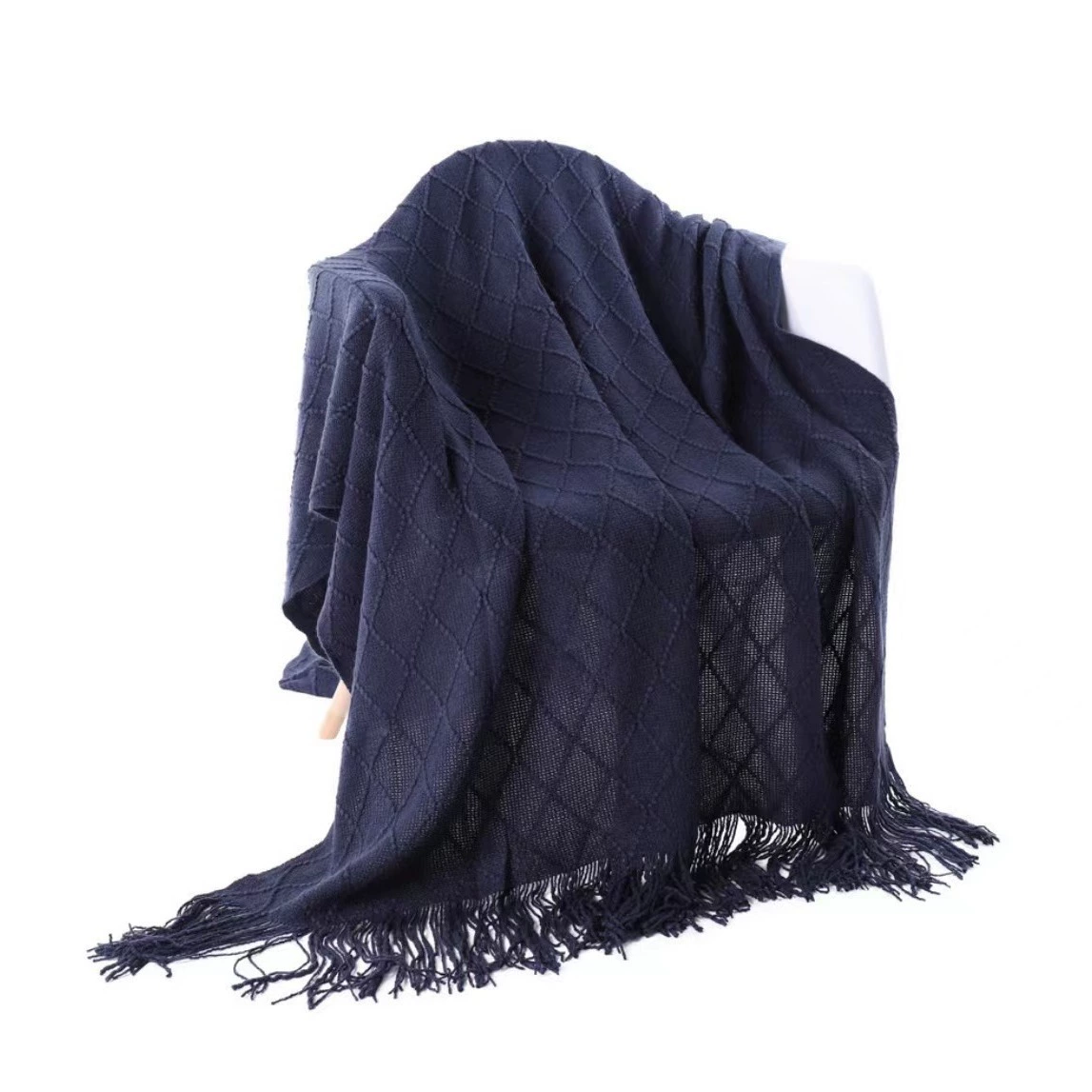 Knitted duvet, decorations, for import