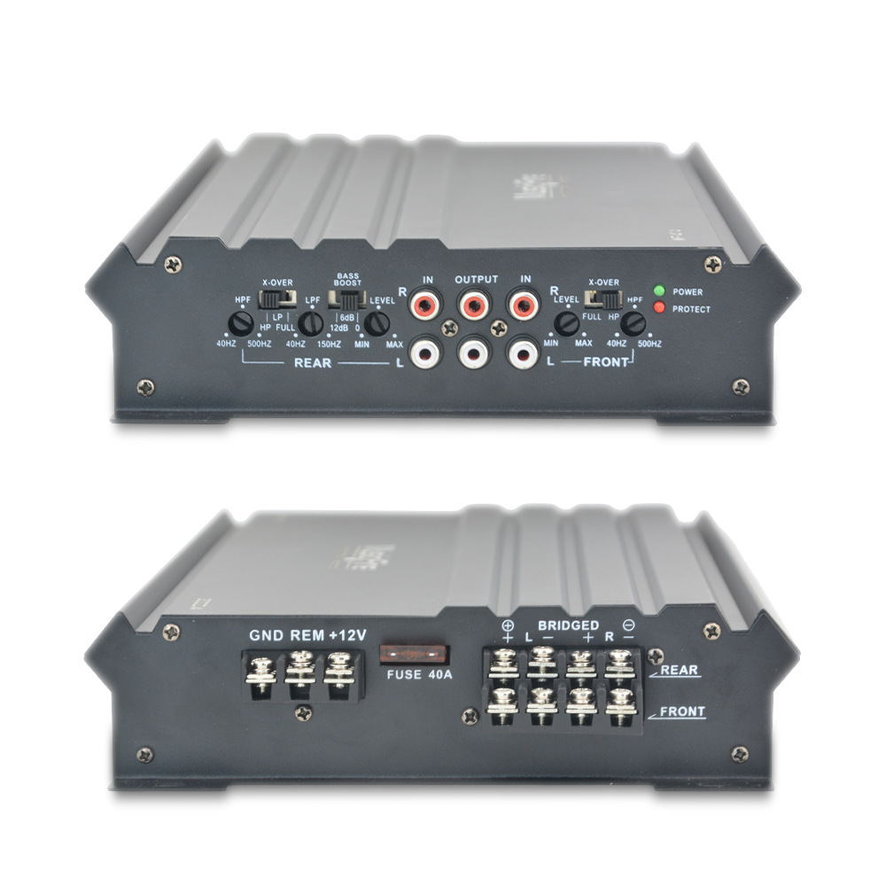 Factory direct 4-way high-power power amplifier car audio modification AB class 45.1 four-way car power amplifier amplifier