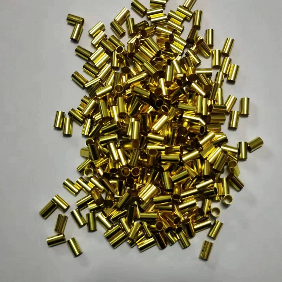 H65黄铜毛细管定尺切割小铜管圆套管激光打孔开槽切斜口弯管加工