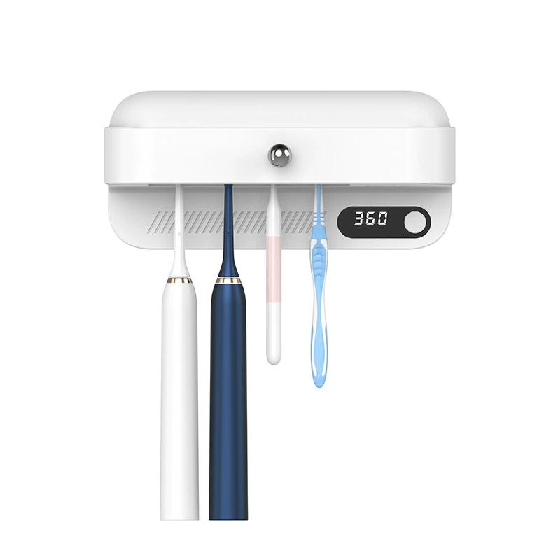 УФ-стерилизатор для зубных щеток 2024 года, с функцией сушки, для бритв, с функцией стерилизации и уничтожения патогенов (например, кокцидиев) и сушкой.