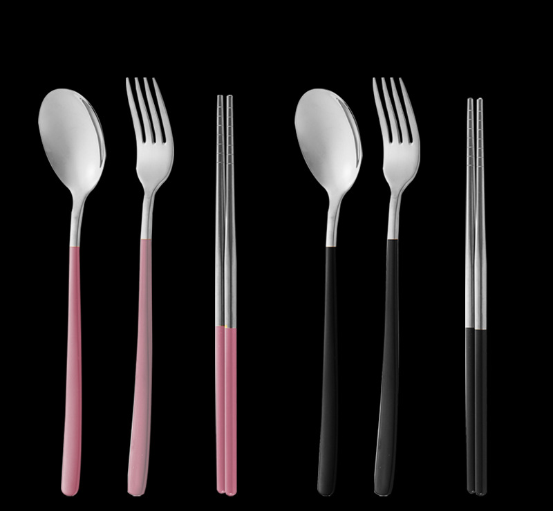 不锈钢便携餐具