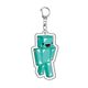 Minecraft Acrylic Keychain Pendant Sandbox Game Peripheral Figure Cross-Border Ready-Made Pendant