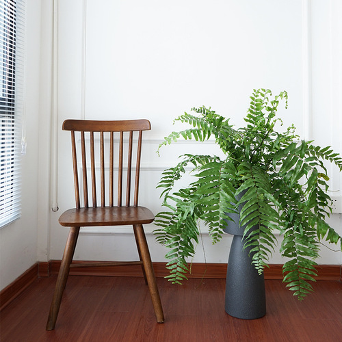 Nordic creative floor-standing tall flowerpot large special-shaped light luxury living room art overlord fern set basin high-foot ornaments