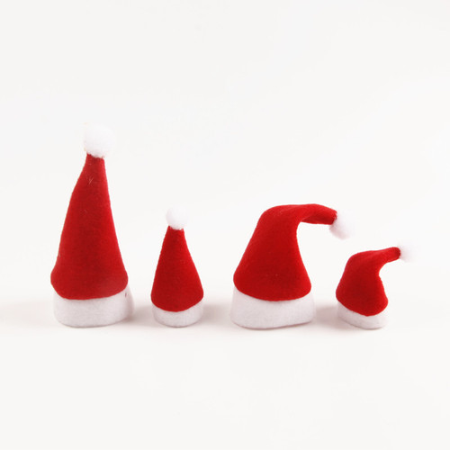  new mini Christmas hat wine bottle hat Christmas small hat Christmas hat knife and fork set Christmas decoration accessories