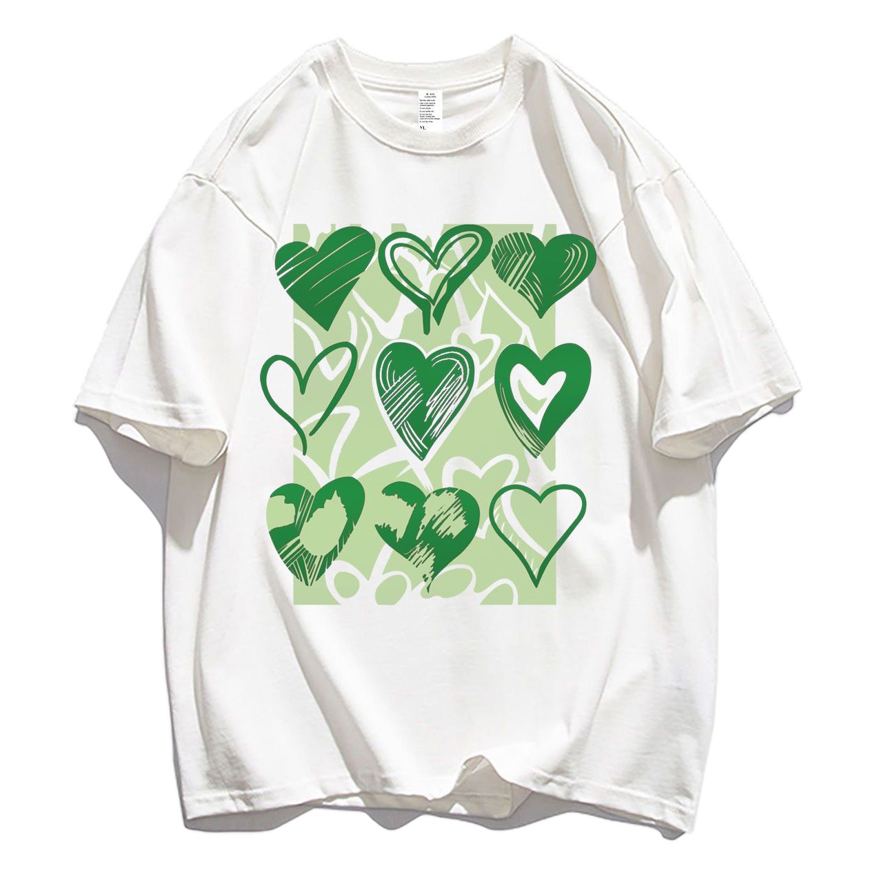 Camiseta de manga corta para mujer Camiseta de manga corta vintage de estilo japonés para hombres y mujeres de verano Ropa de estilo de Hong Kong de moda Camiseta blanca de todo el Partido t