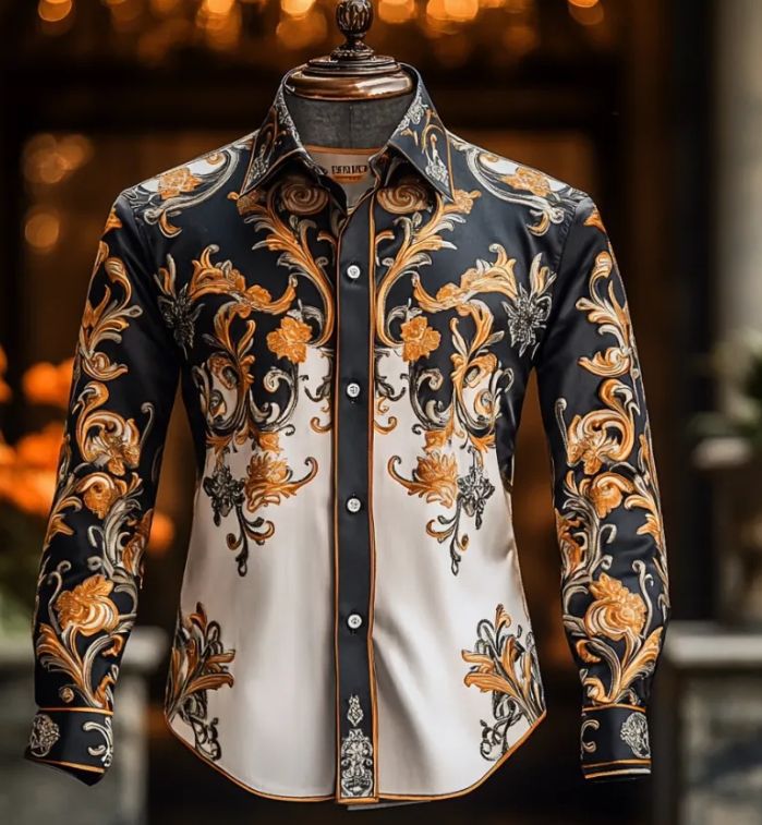 AliExpress Amazon comercio exterior transfronterizo 2025 nueva camisa casual de manga larga para hombre de todo fósforo MB12