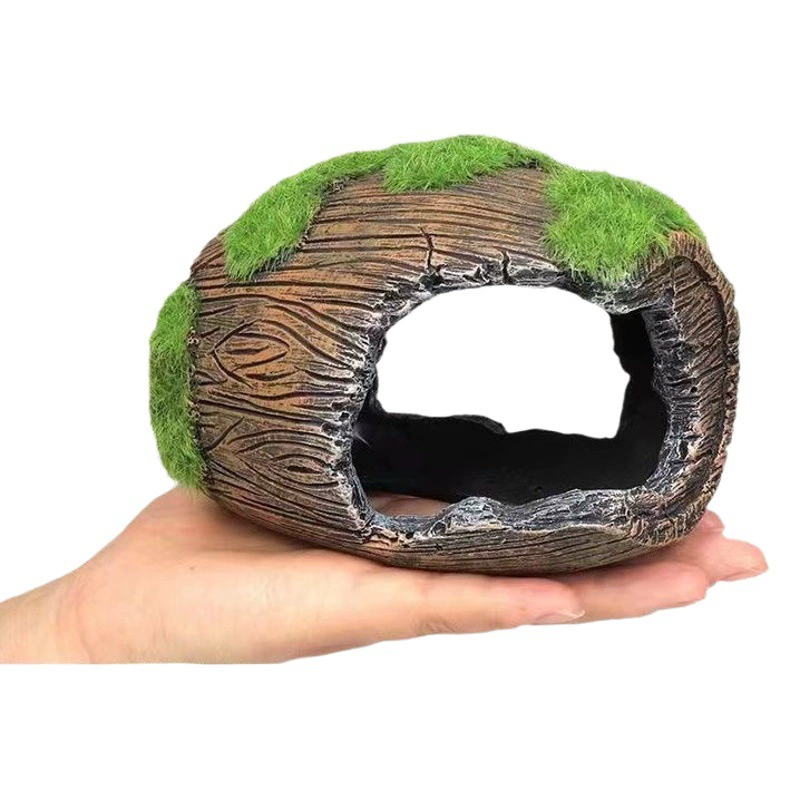 Аквариум Ландшафтный дизайн Украшение Избегание Пещера Аквариум Мебель Дом для креветок Цихлиды Гнездо для креветок Полое моделирование Винная бочка
