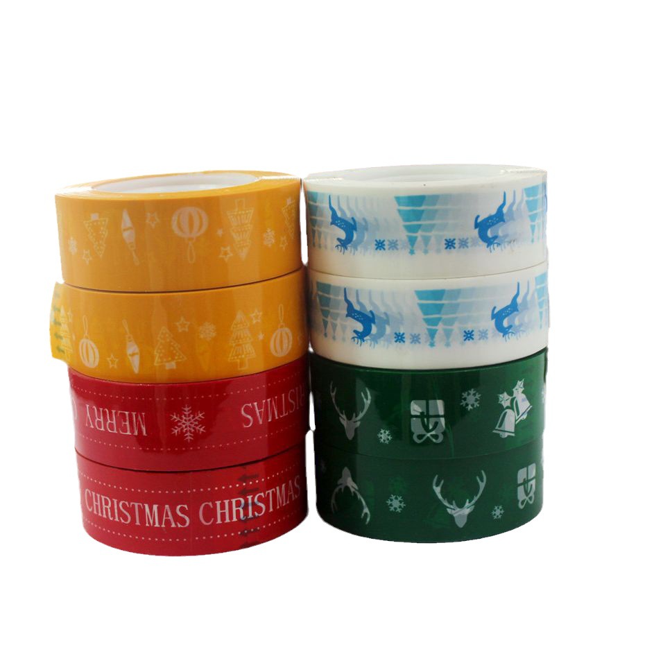 印刷文具胶带、订圣诞装饰胶带、印刷胶带  迷你胶带