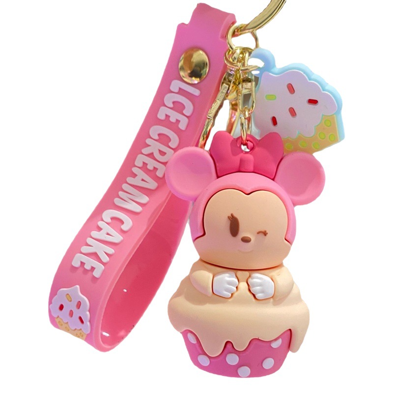 Mickey llavero colgante escuela coche de dibujos animados Mickey Mouse llavero femenino ins estilo exquisito lindo pareja