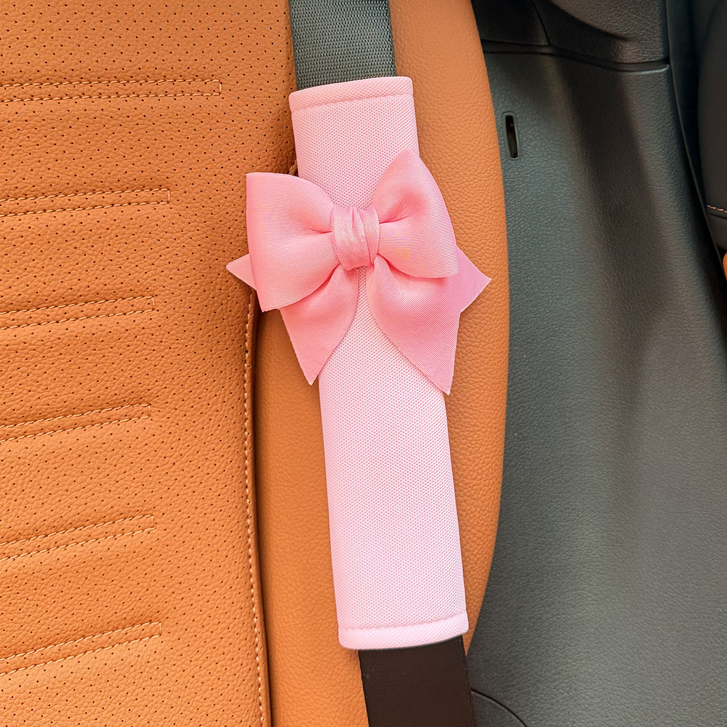 Funda Protectora de Hombro para Cinturón de Seguridad de Poliéster Suave Anti-presión para Autos