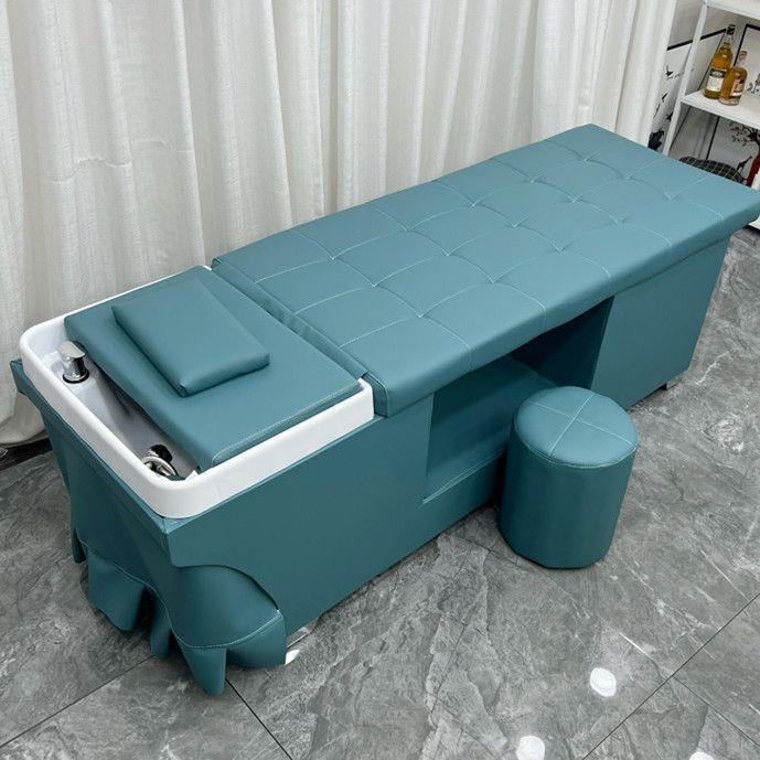 Cama de lavado de cabello, sala de peluquería, masaje de tratamiento de cabello especial, fumigación de agua circulante, salón de belleza, cama de reclinación completa de estilo tailandés image 4