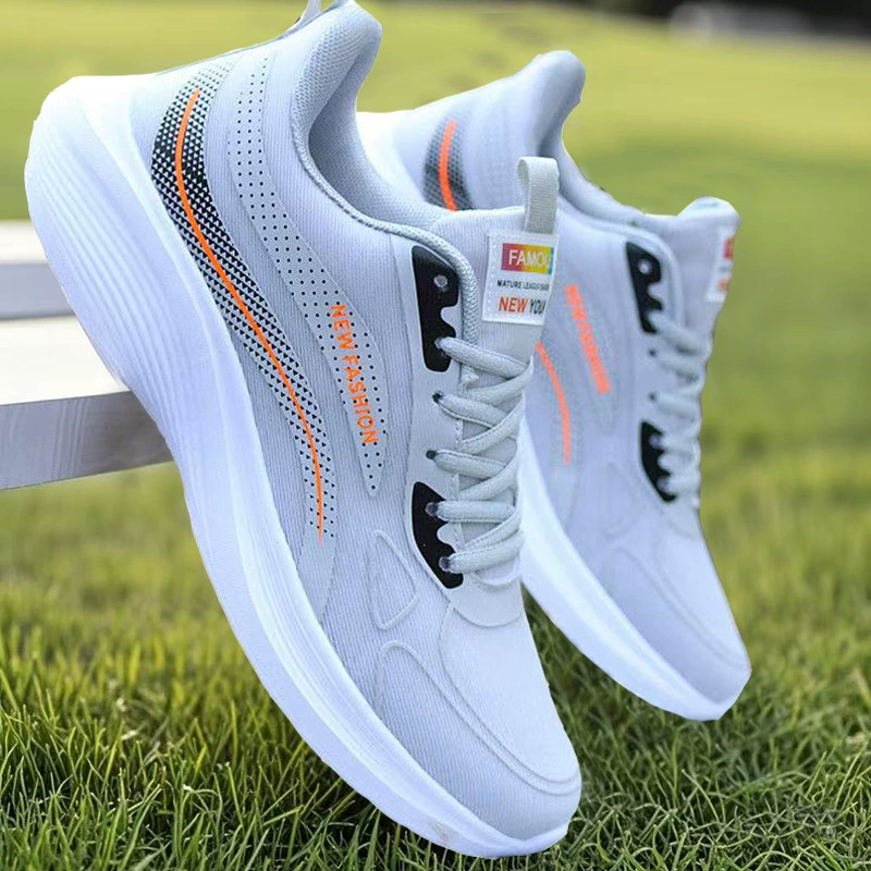 Sports summer silk breathable casual footwear for leisure, universal trend sports shoes, soft sole