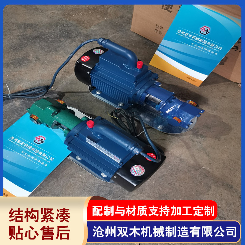 厂家供应型WCB-50便携式手提齿轮泵 汽油柴油自吸电动抽油泵