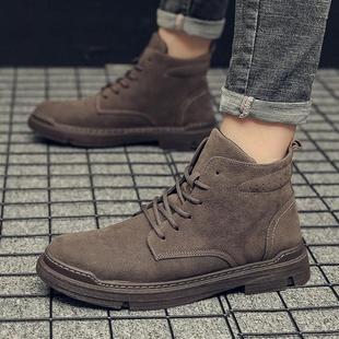 New Martin Boots Lace-up Breathable PU Sports Leisure Martin Boots Lace-up Cross-border plus size for Men
