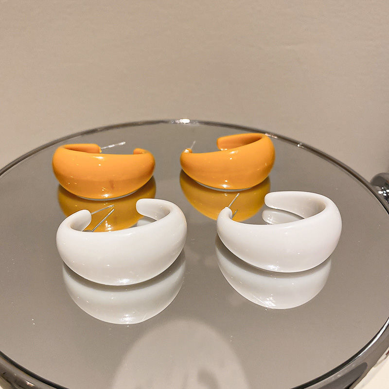 가성비 좋은 투피스 세트 [화이트+오렌지]