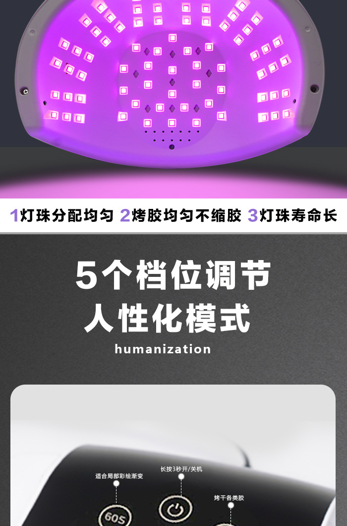 Meijia 2025 Yeni Model 298W 3 Saniye Hızlı Kuruyan UV LED Işık Terapisi Makinesi Tırnak Cilası Jel Fırın Işığı LED İşık Dükkan Aracı Elleri Kara Tutmaz