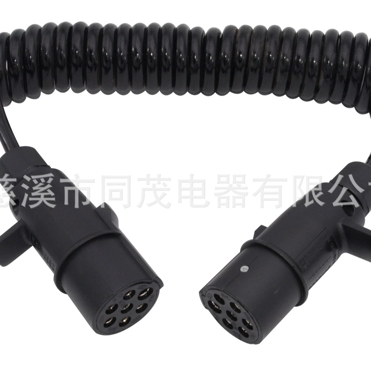 TM1107 чистый пружинный спиральный провод из ТПУ, медный 7-жильный провод для прицепа, автомобильный пружинный провод 4m спиральный провод для прицепа