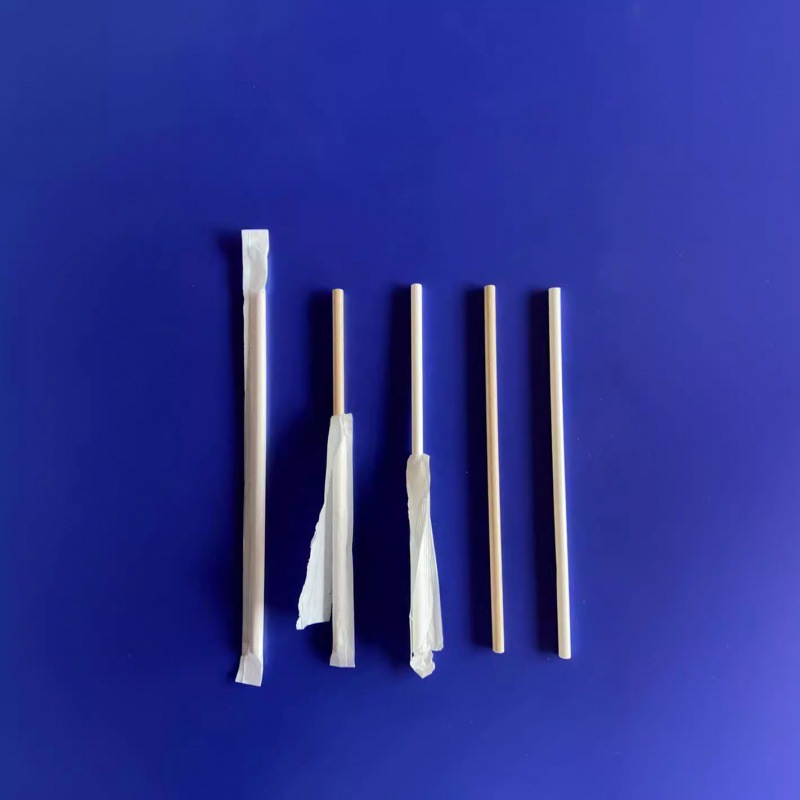 一次性纸吸管小包装咖啡店茶餐厅6*197mm平头/5000支分装商用批发