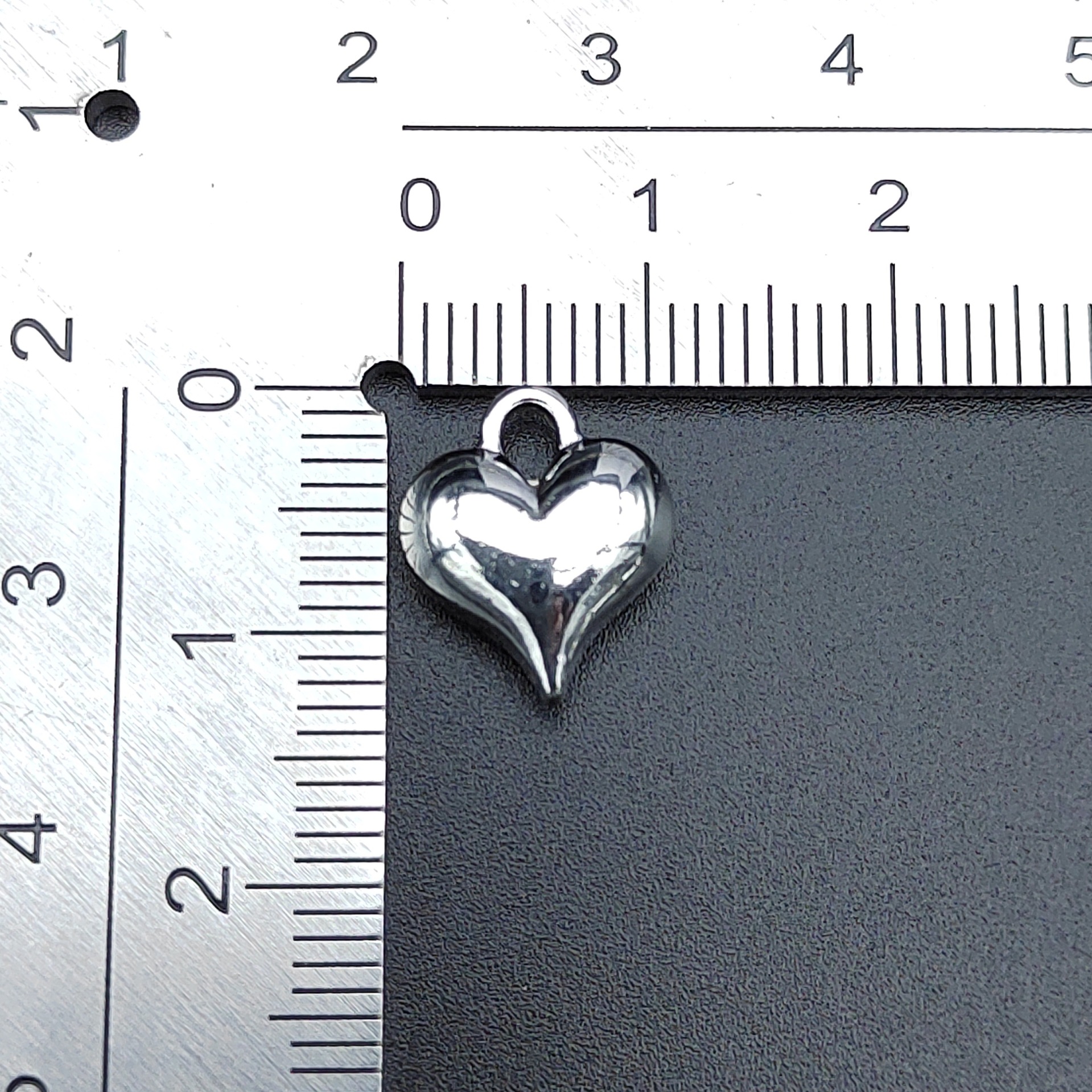 100 PCS/Package Alloy Heart Shape Pendant display picture 3