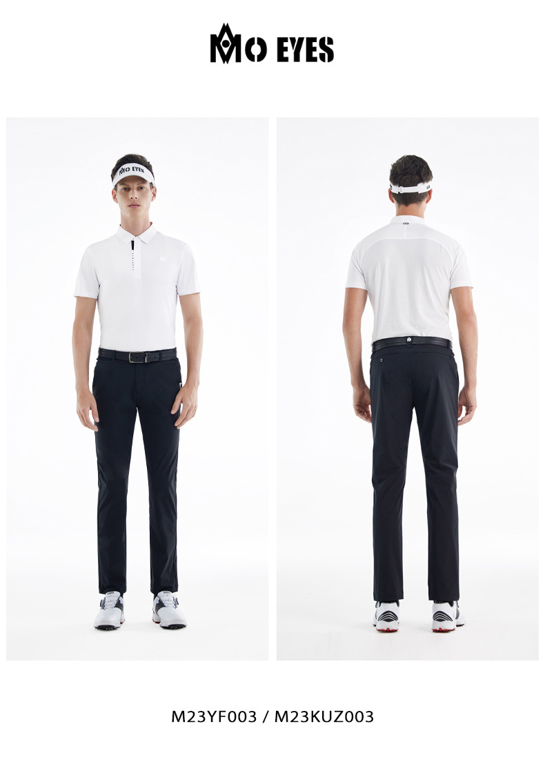 Áo phông thể thao nam ngắn tay chơi golf MMO EYES, chất liệu co giãn cao thoáng khí — M23YF002-Áo màu xanh lá cây, M23YF005-Áo màu xám, M23YF004-Áo màu đen, M23YF005-Áo màu trắng chi tiết 58