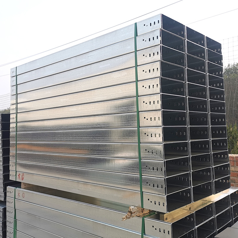 铝合金电缆桥架槽式直通XQJ-C-01-05 加工定制钢制金属工业线槽