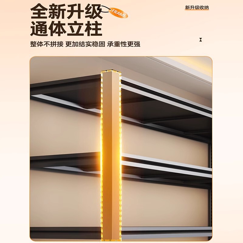 家用置物架落地多层货架阳台客厅收纳架储物间超市快递整理展示架|undefined