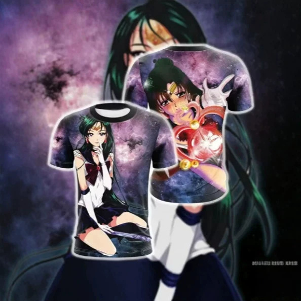2026 Summer Sailor Moon Retro 3D Printed T-Shirt Breathable, Fashionable and Comfortable Outdoor Sports Short-Sleeved Top 2026 Summer Sailor Moon Retro 3D Printed T-Shirt Breathable, Fashionable and Comfortable Outdoor Sports Short-Sleeved Top