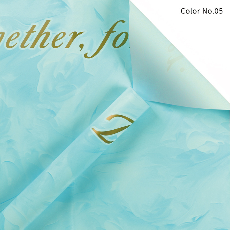 Huaxi Tu Shan amor material de embalaje de flores estampado papel de embalaje de flores moda elegante ramo florista papel de embalaje de flores