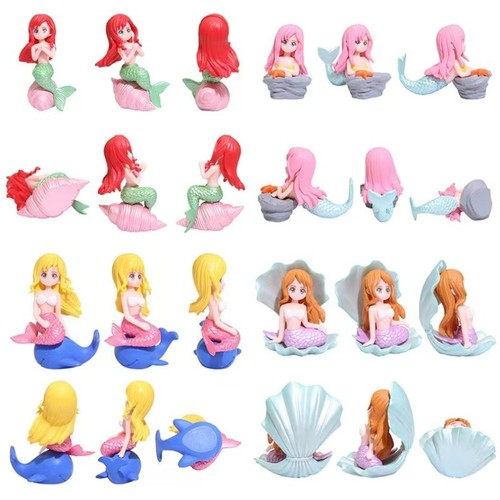 Fish tank decoration, landscaping, mermaid ornaments, aquarium, underwater world, submersible cloth, landscape appreciation, cute creative package