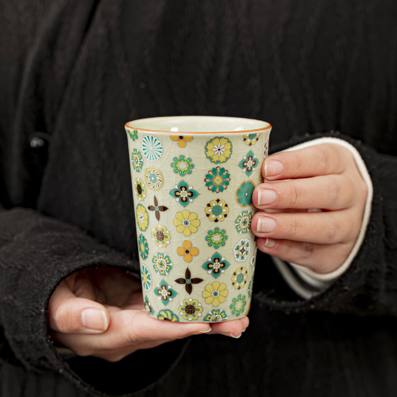 Ru Kiln Tea Cup Master Cup Ceramic Cola Cup Beverage Cup Personal Cup Single Cup Large Capacity Office Cup Creative Water Cup Ru Kiln Tea Cup Master Cup Ceramic Cola Cup Beverage Cup Personal Cup Single Cup Large Capacity Office Cup Creative Water Cup