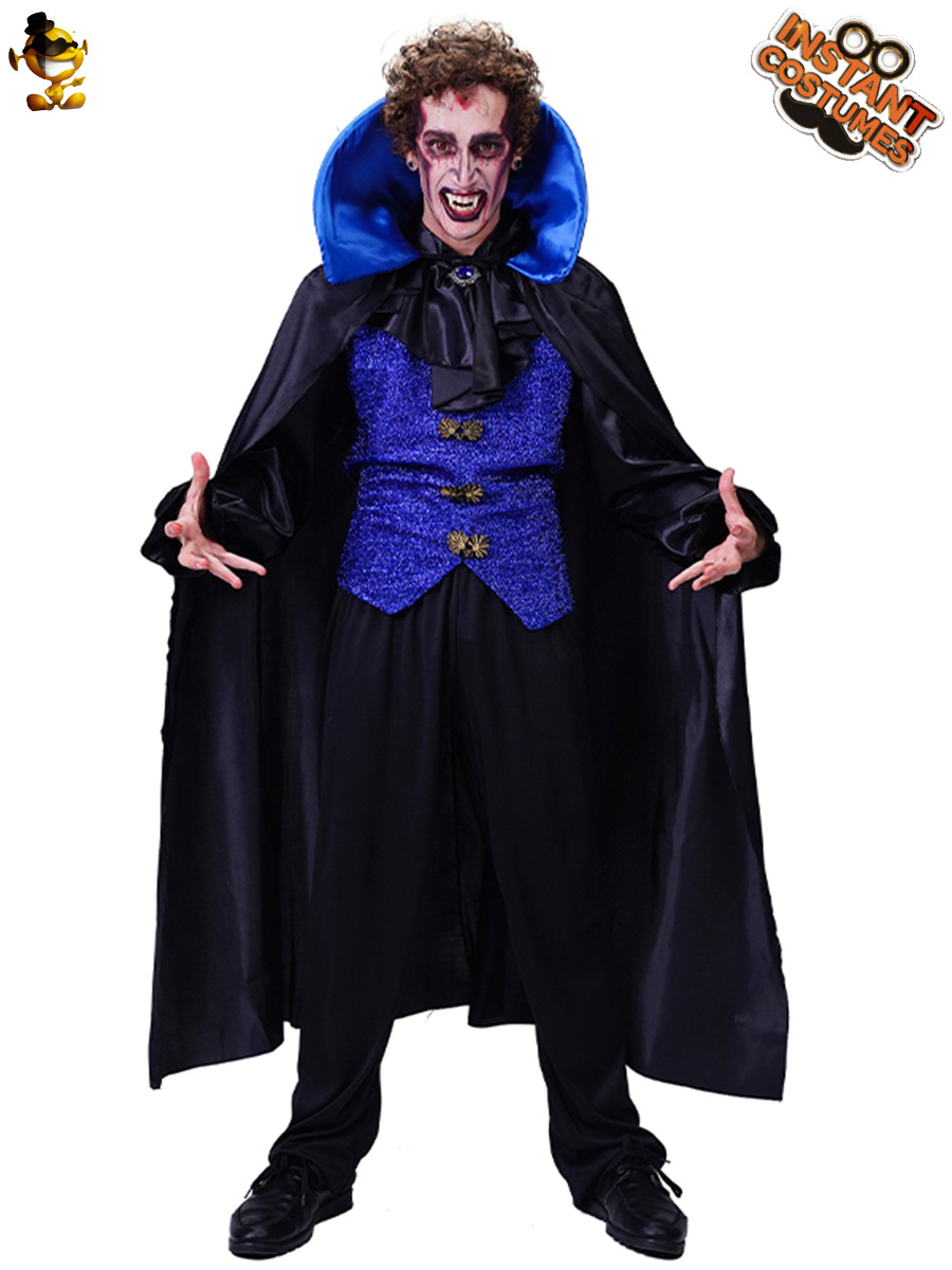 Los hombres adultos de Halloween horror vampiro partido traje grande masculino vampiro rol rendimiento