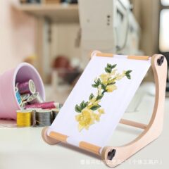 木製刺繍スタンド家庭用調節可能な刺繍スタンド刺繍ディスプレイスタンドクロスステッチスクロールフレームニードルポイントスタンド