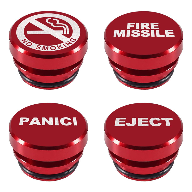 Foreign trade new aluminum alloy cigarette lighter cover dust plug car motorcycle car cigarette lighter cover