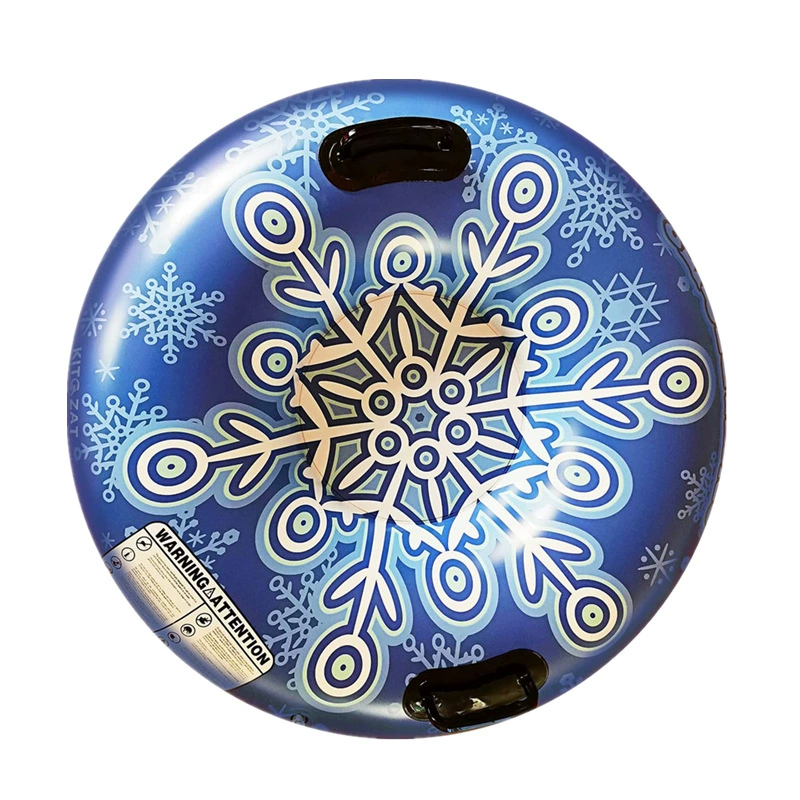 Надувное лыжное кольцо Спорт на открытом воздухе для взрослых ПВХ Лыжная трубка одинарные Санки Рождественская Снежная игрушка тяговое кольцо