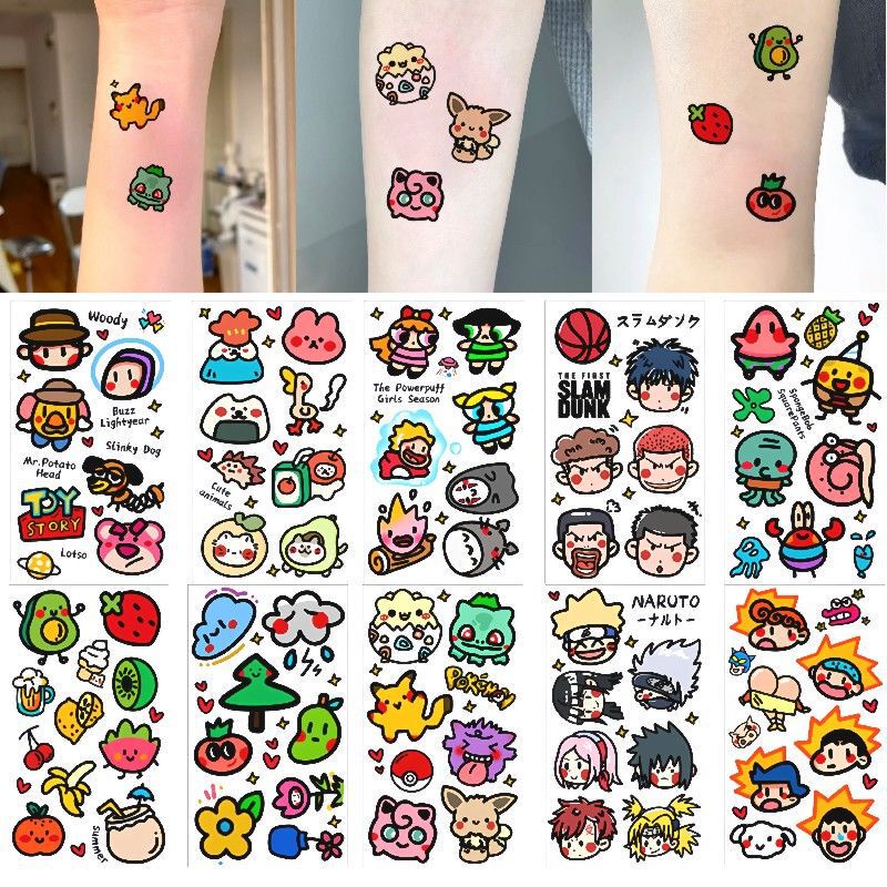 Cute cartoon elf tattoo stickers cartoon cute mini children's tattoo stickers waterproof and durable Cute cartoon elf tattoo stickers cartoon cute mini children's tattoo stickers waterproof and durable