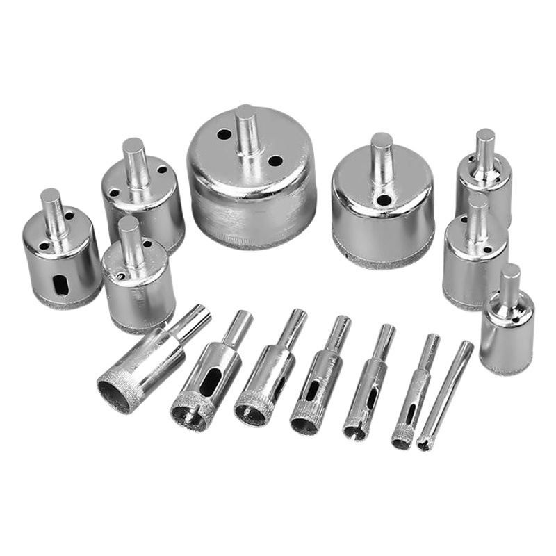 Abridor de agujeros de 15 piezas de cerámica de vidrio de diamante. Abridor de agujeros de mármol Dispositivo de molienda redonda de cuentas de Buda