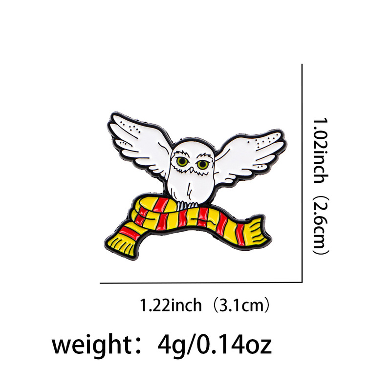 新款魔法学院动画人物胸针徽章服装背包装饰合金跨境外贸热销配饰|undefined