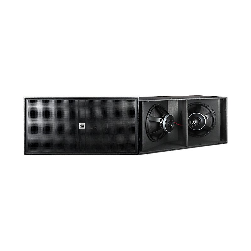 Fábrica sin envío bajo doble 18 pulgadas altavoz pasivo 1200W subwoofer profesional pasivo DS218