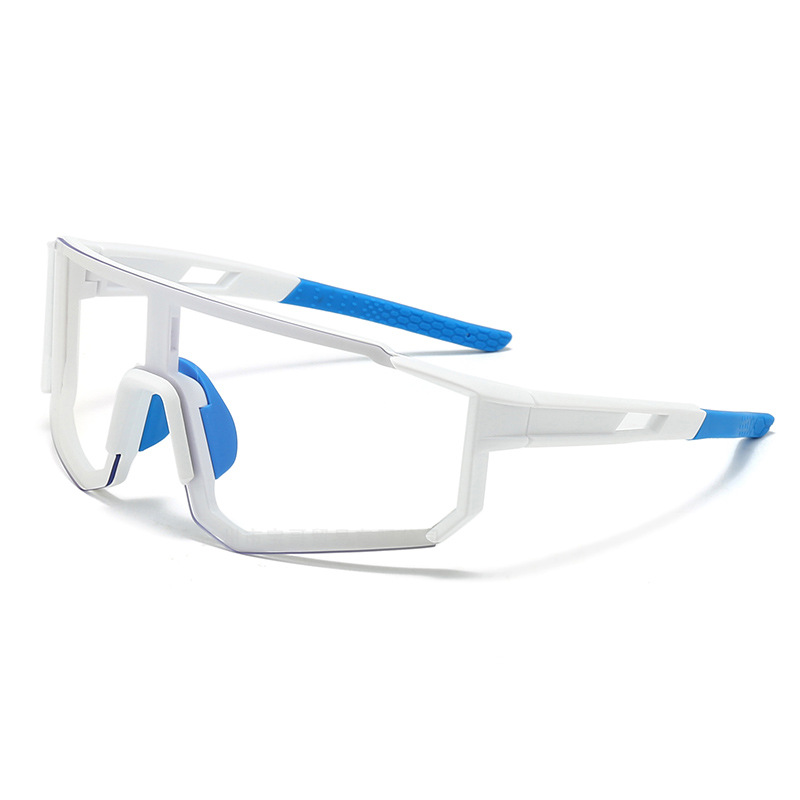 White frame discoloration blue film