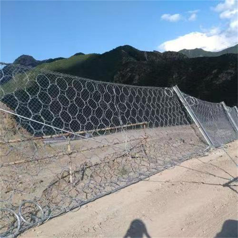 RXI-075型被动防护网 防落石防护网  被动环形网 山体落石防护网