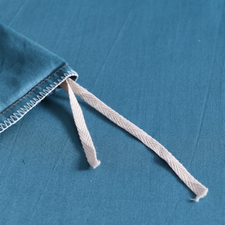 Set copripiumino a tre pezzi in puro cotone americano, tinta unita, 60 fili, semplice e liscio, interamente in cotone._voghion.com