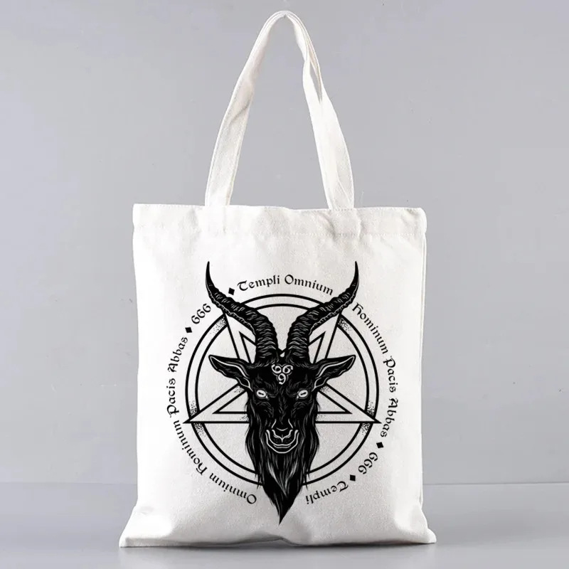 Baphomet 撒旦恶魔幽灵神秘山羊可怕邪恶手提包套装