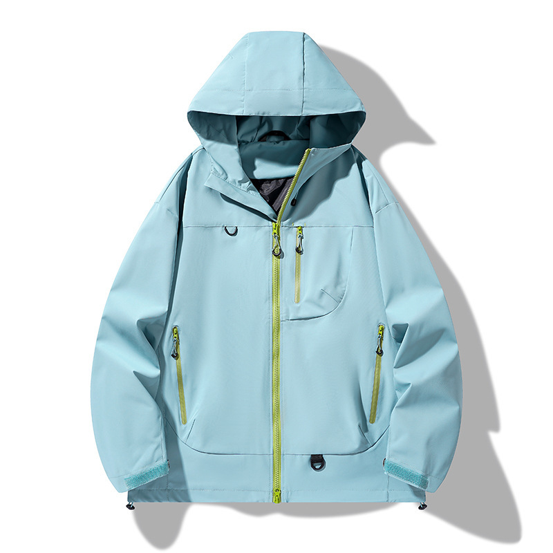 春秋外套男女款美式机能防水登山服潮牌飞行员夹克山系户外冲锋衣|undefined